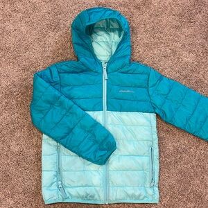 Eddie Bauer Primaloft Insulation LUXE blue Jacket Kids Size S(7-8)